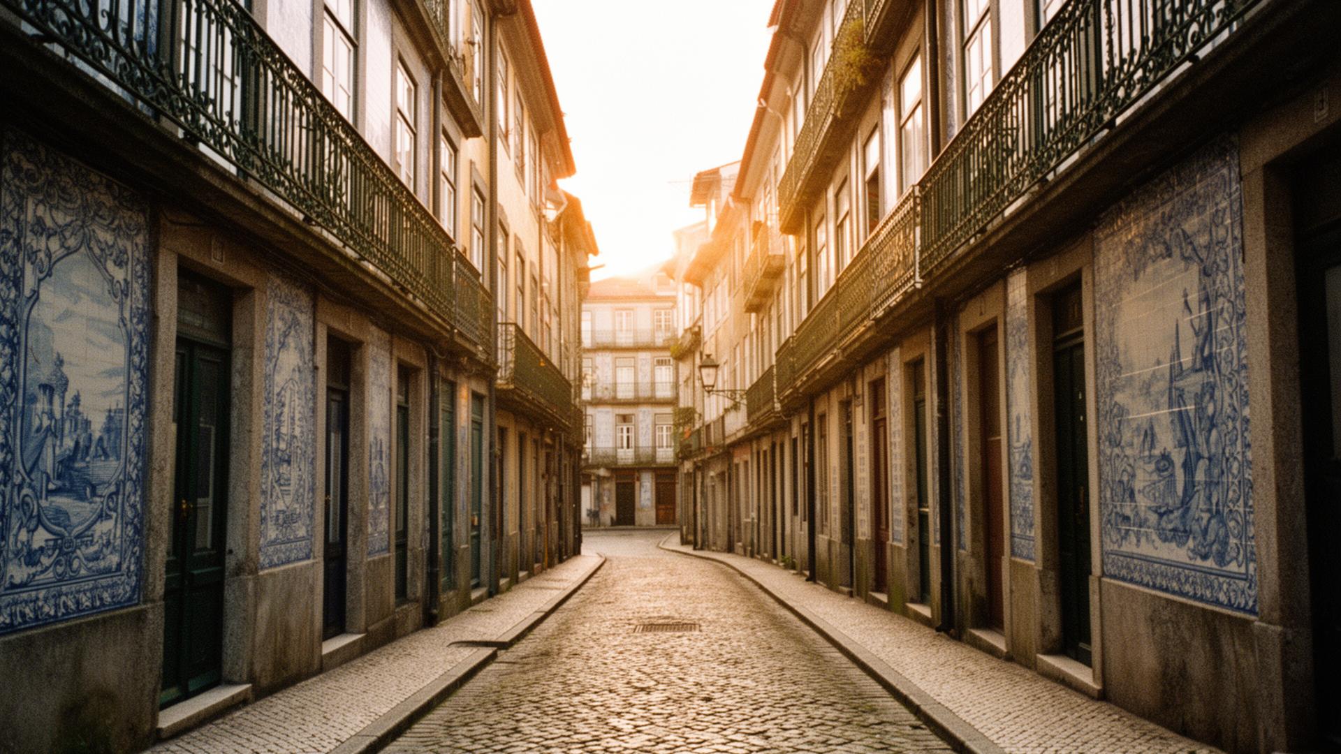 Private concierge moment in a quiet Porto setting — a host preparing the next part of the day
